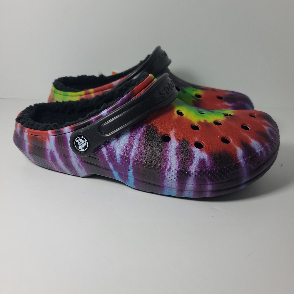 Crocs Classic Lined Tie Dye Clog m8 / w10